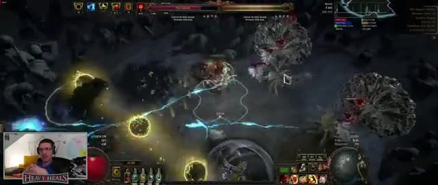 Uber Elder arena filling with ground vortices and adds spawning from a Null Portal