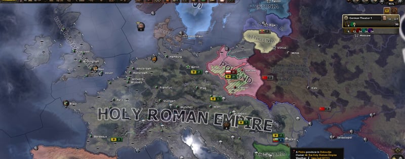 The Holy Roman Empire on the map