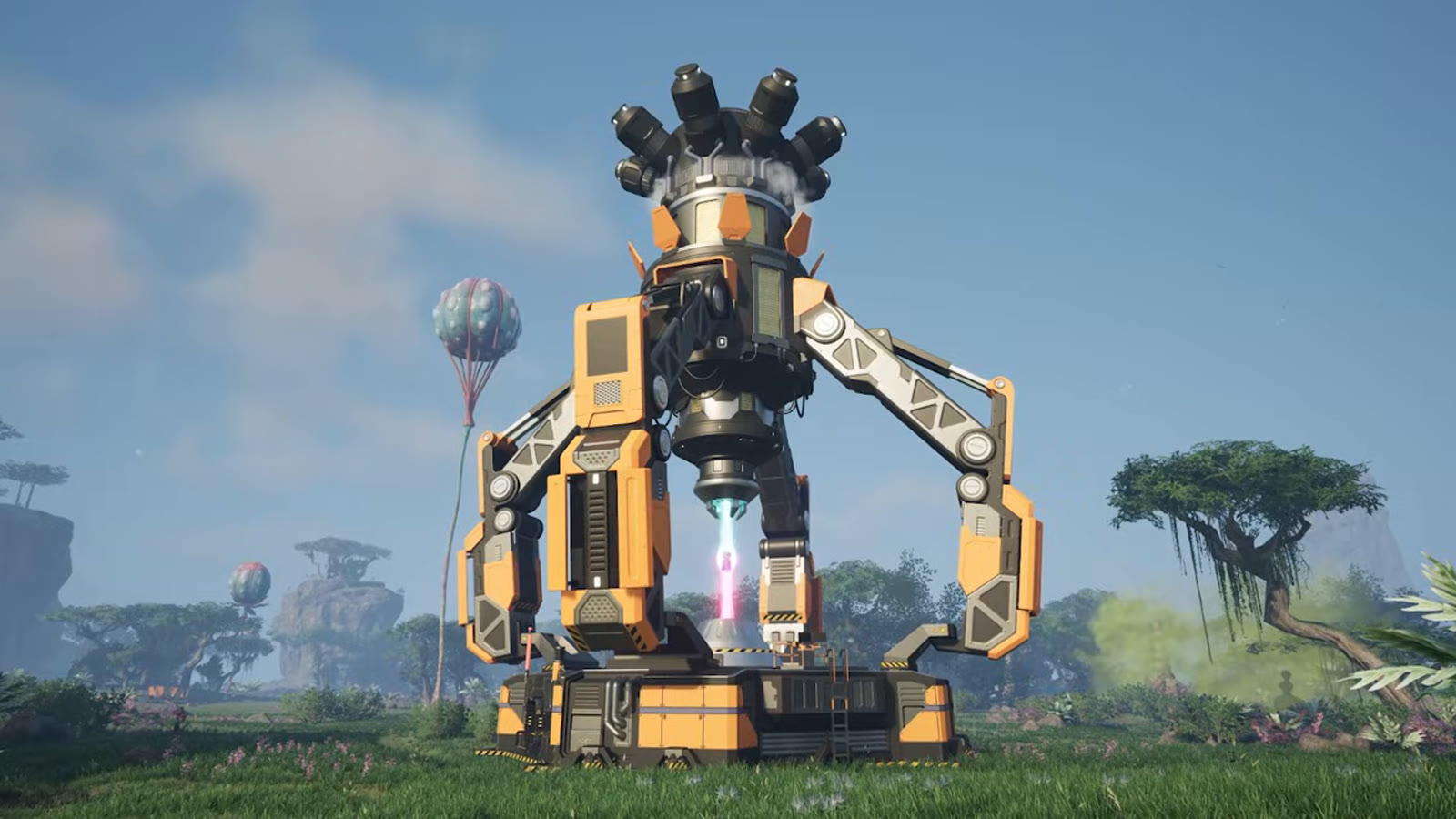 The MAM's Alien Technology research tree, where the Power Augmenter and Somersloop scanning research are unlocked