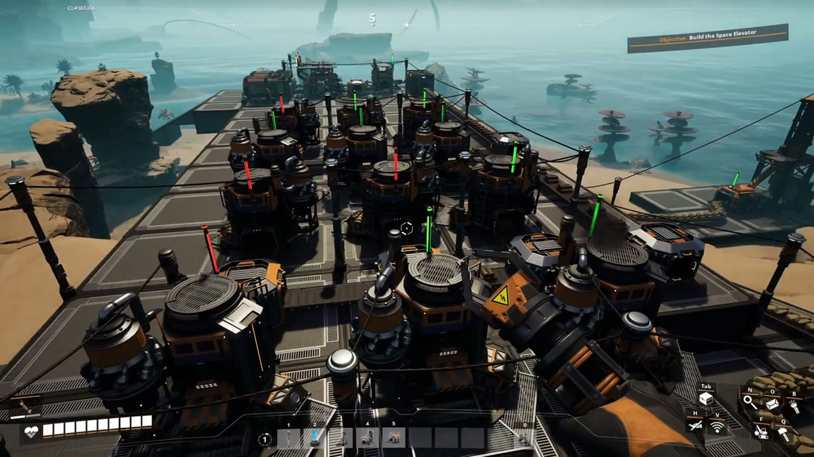 Twelve biomass burners on automated belts, split into two rows of six fed by wood and leaf Constructors