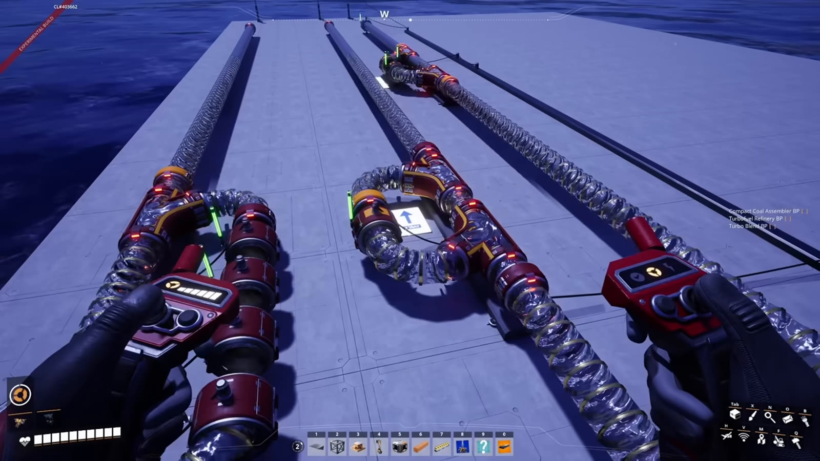 A compact hypertube accelerator loop with entrances on both ends, allowing it to boost travel in either direction