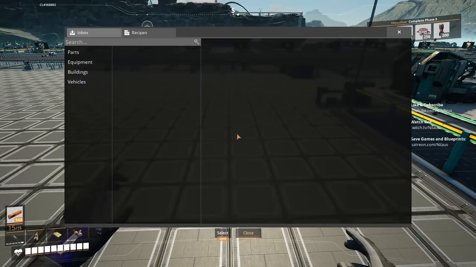 A Quantum Encoder being placed for AI Expansion Server production, described in the video as the most awkward part of Phase 5 to fit into a blueprint