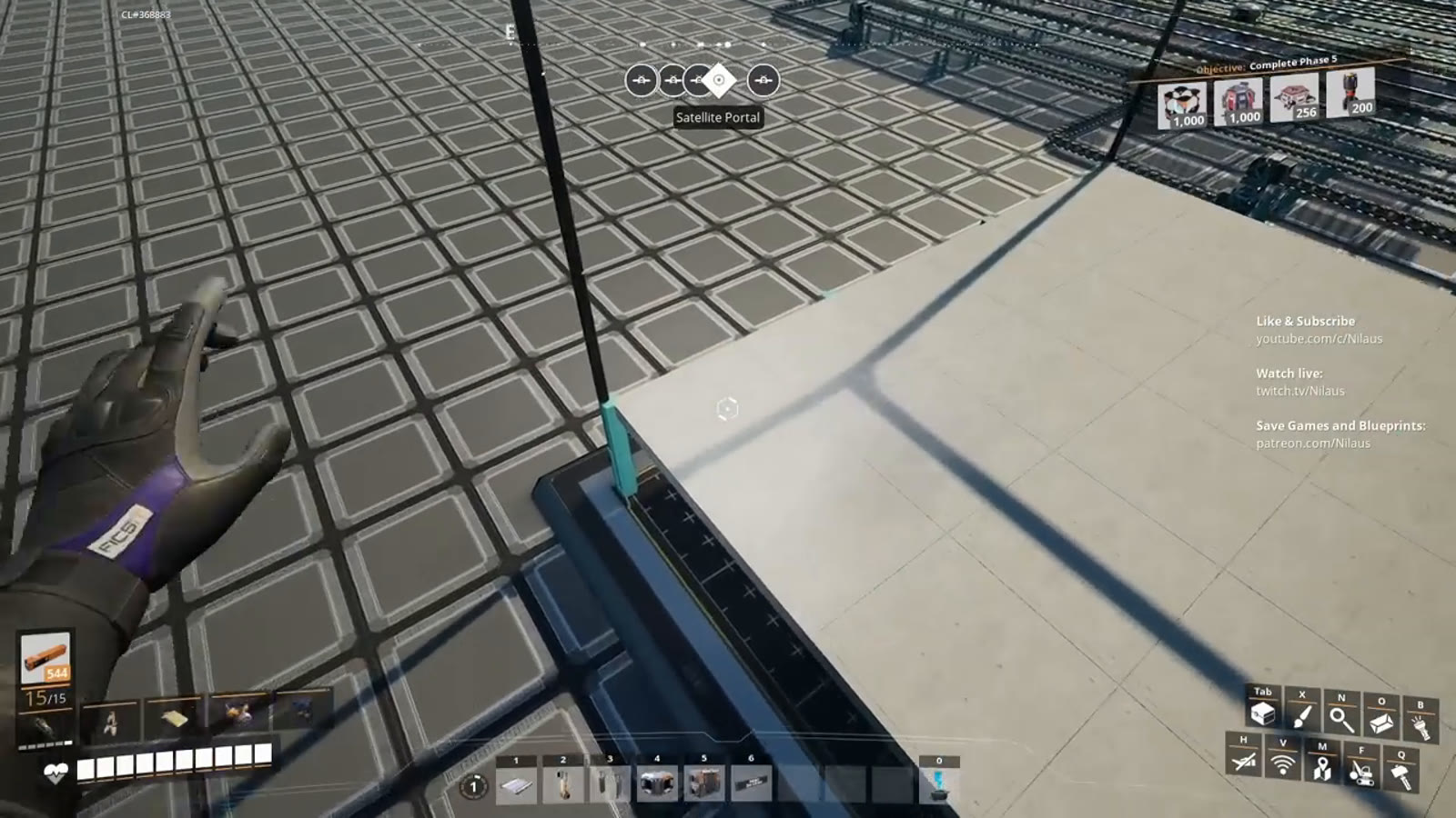 A blueprint being placed diagonally against a foundation edge, a technique confirmed possible after being suggested in the video's own comments