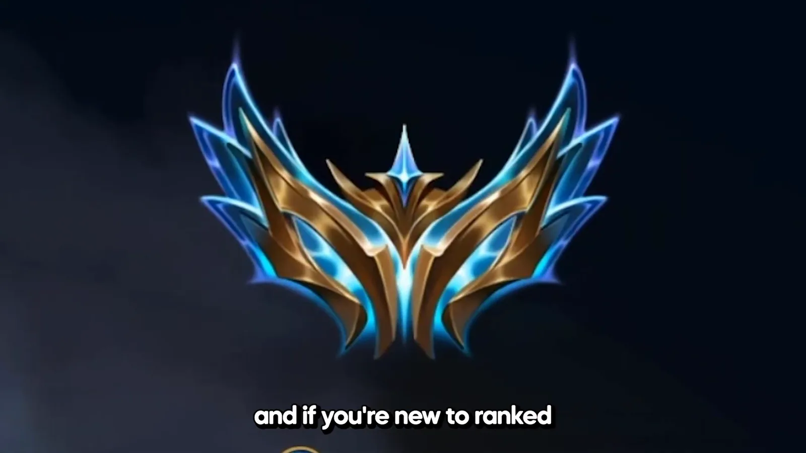 Challenger crest shown at the start of the LoL ranks explainer, used for placements and resets