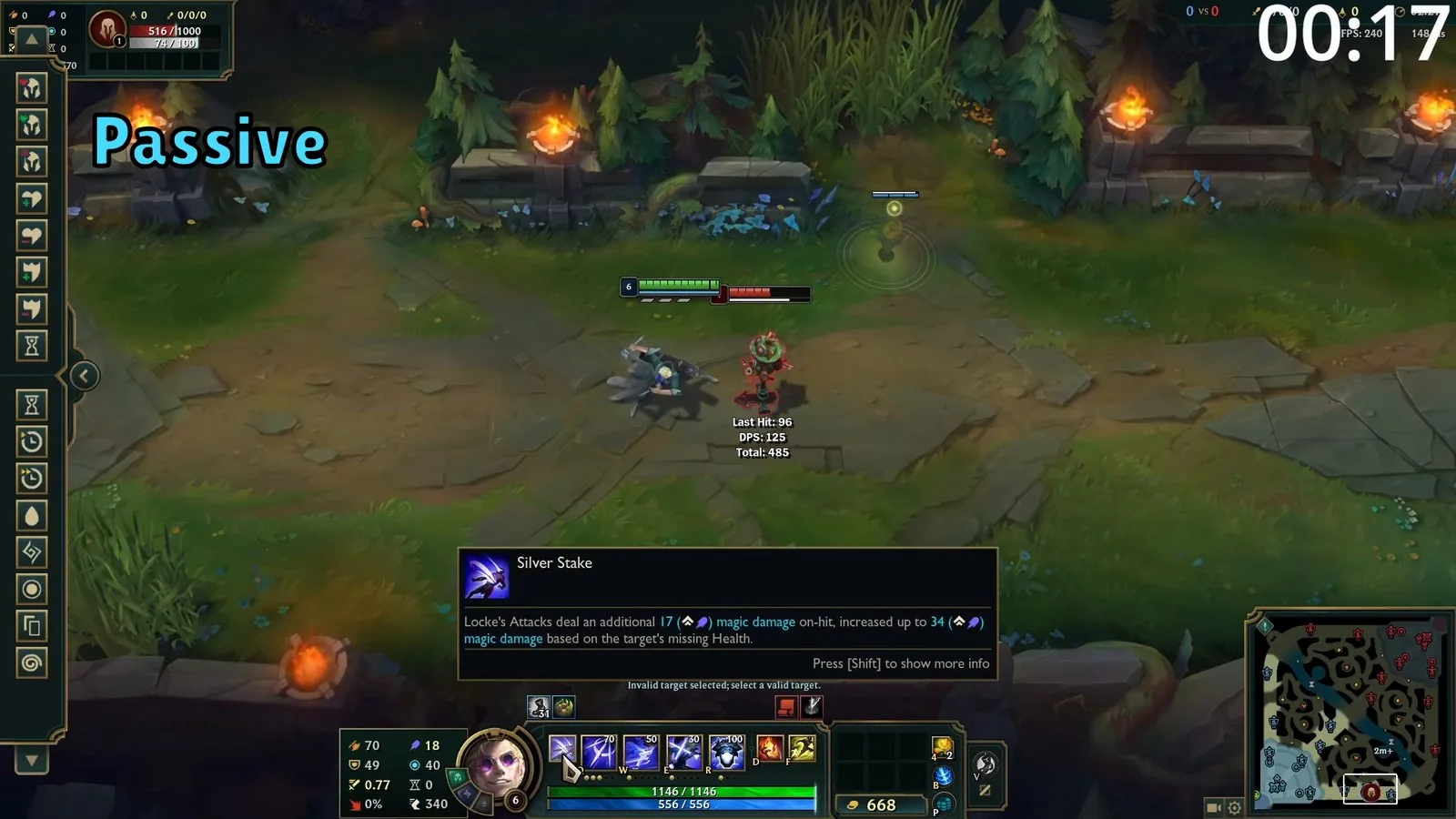 Silver Stake tooltip in the launch-day client showing the old passive values
