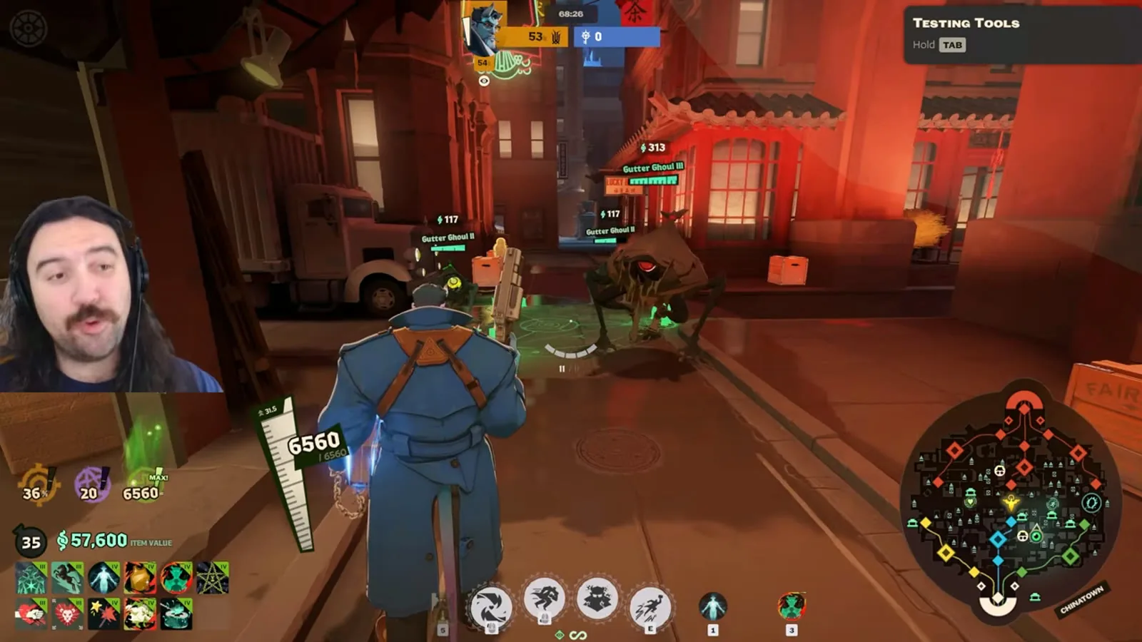 Gutter Ghoul jungle camp in Chinatown after the City Never Sleeps update in Deadlock