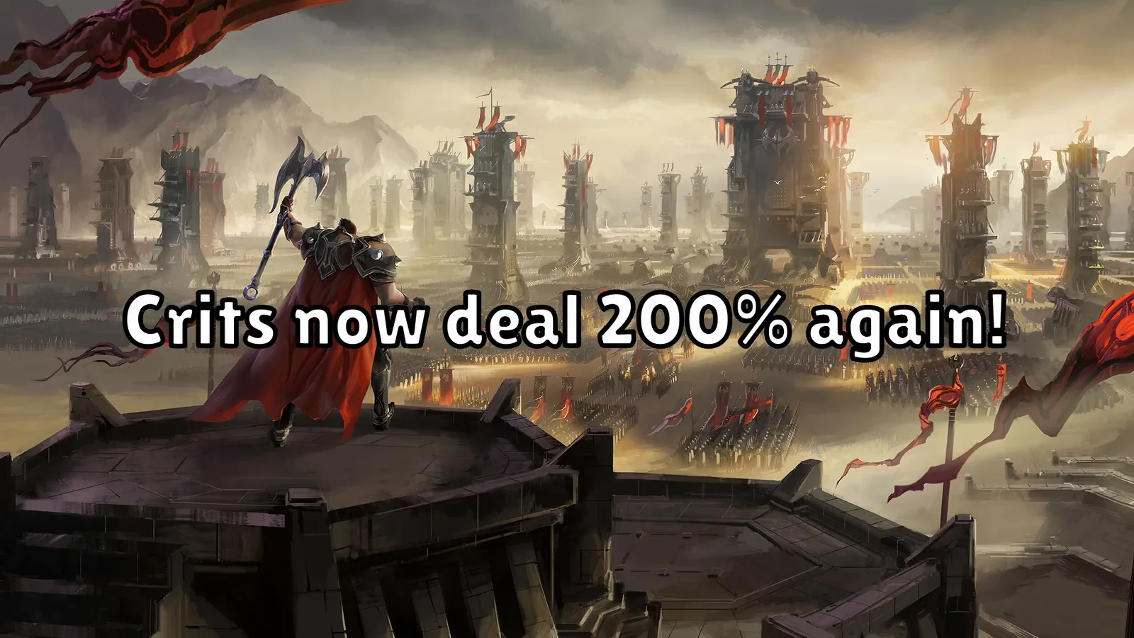 Video slide: critical strikes deal 200% damage again in Season 2026