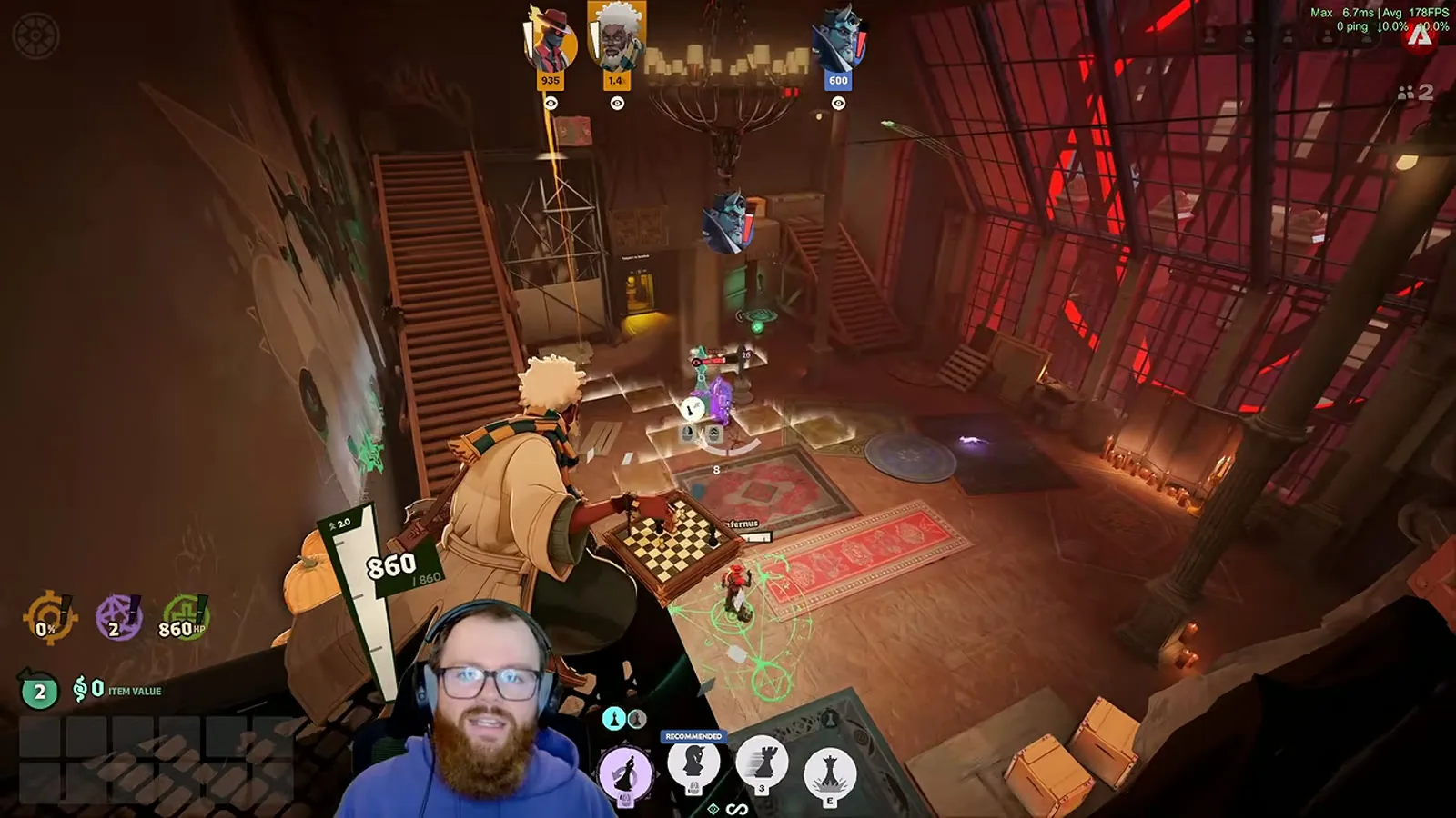 Solomon placing a bishop with a quick scroll-wheel move inside a Deadlock building