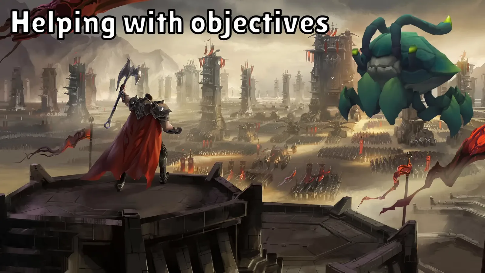Rift Scuttler art on the slide about top lane helping with early objectives