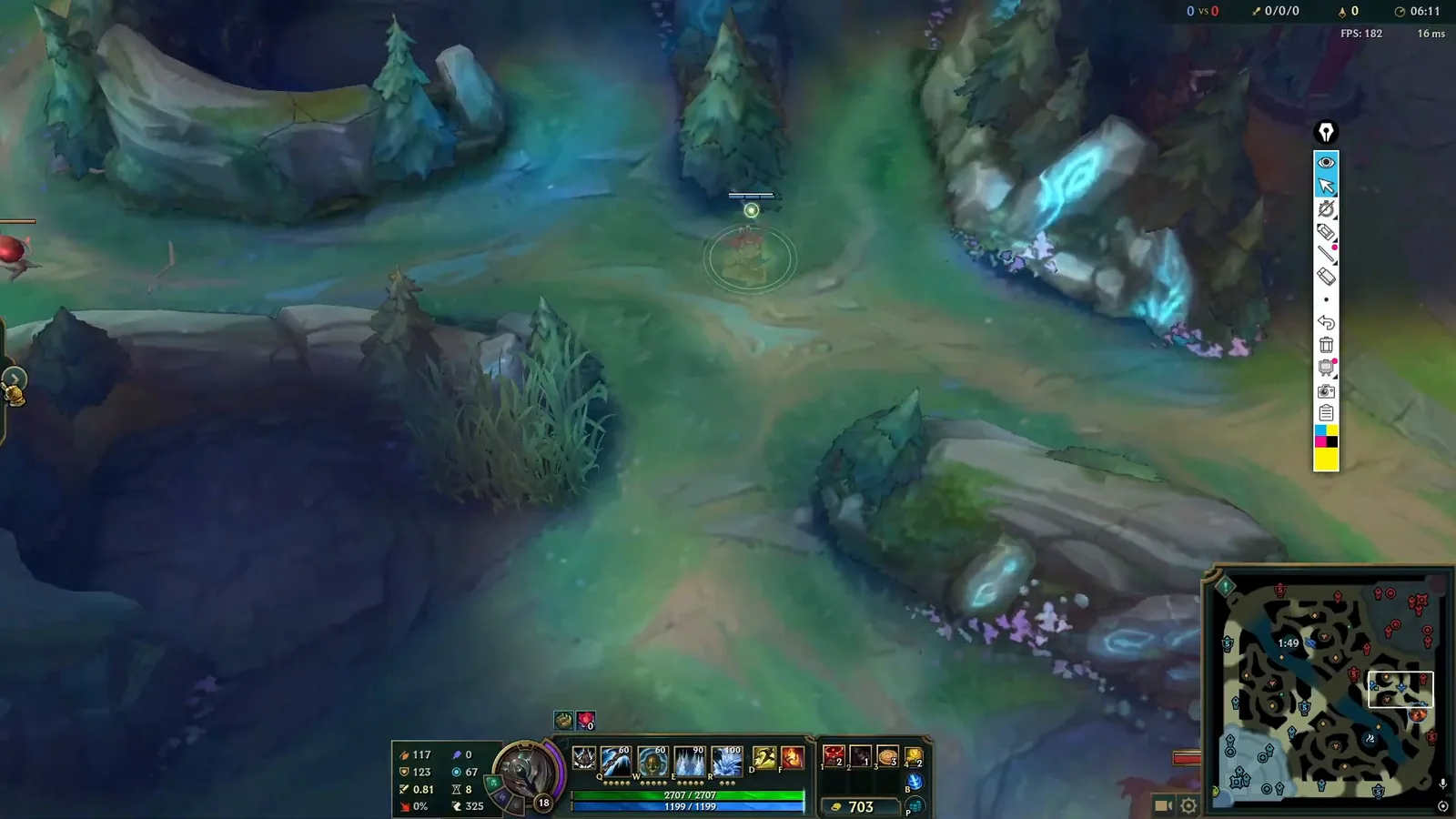 River entrances beside the epic monster pit, where wards go before an objective