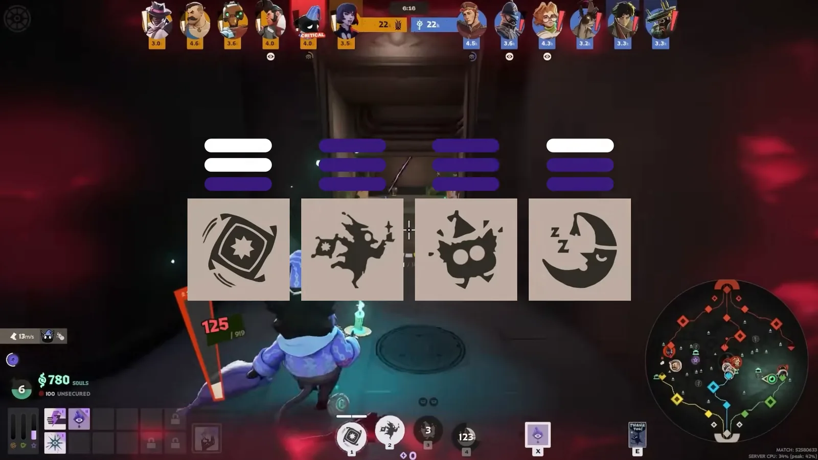 Rem's ability point screen with Pillow Toss, Tag Along, Lil Helpers and Naptime