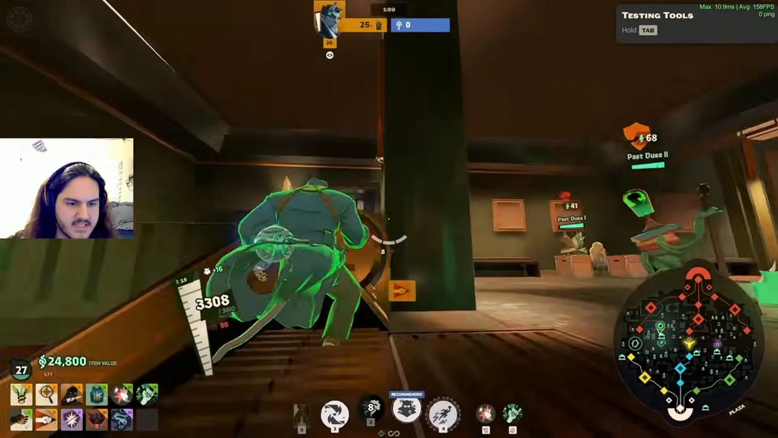 Abrams fighting a melee Haunt camp indoors on the City Never Sleeps map
