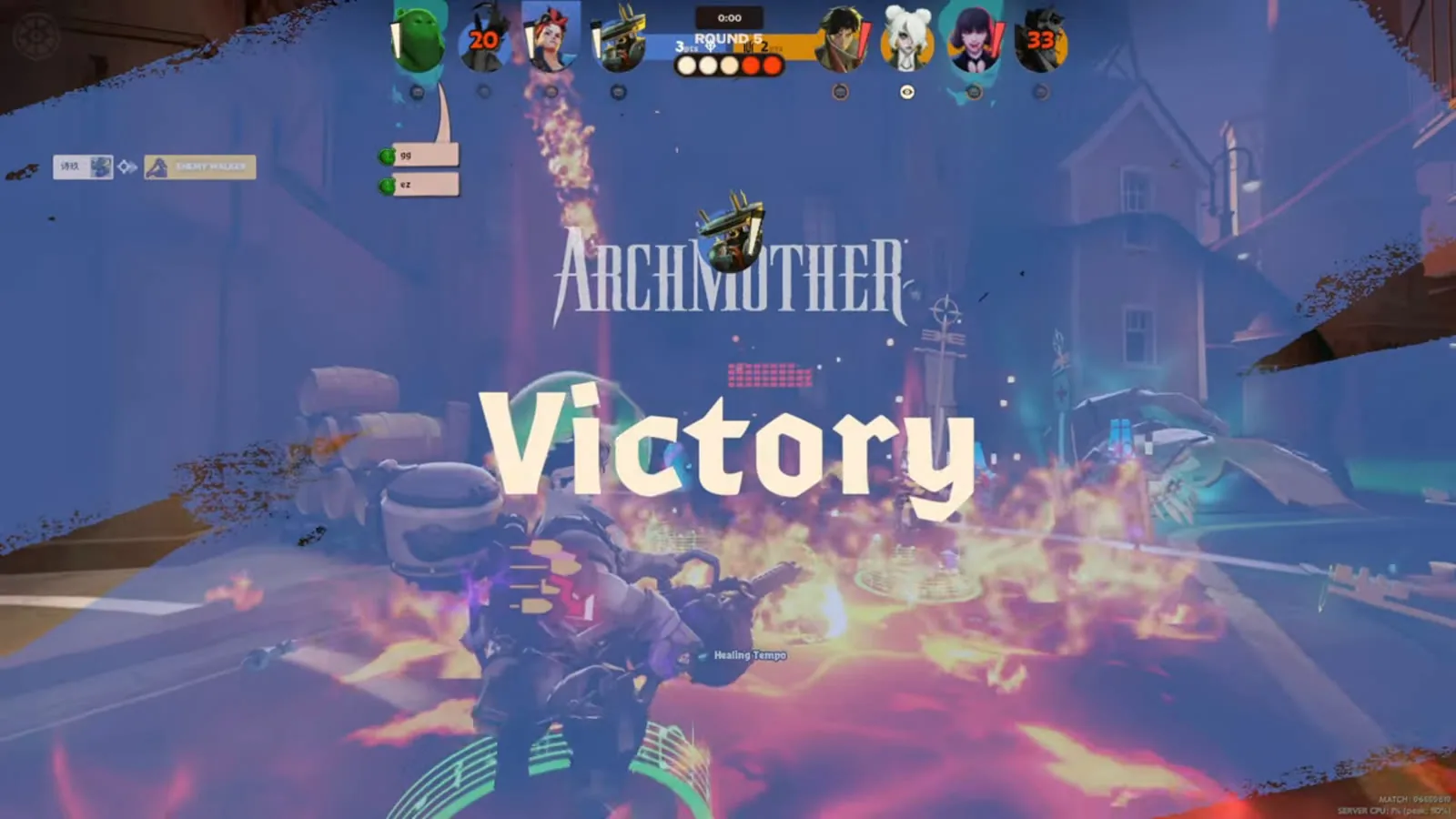 Deadlock end-of-match Victory screen, the result that earns about 300 rank points in a Ranked game