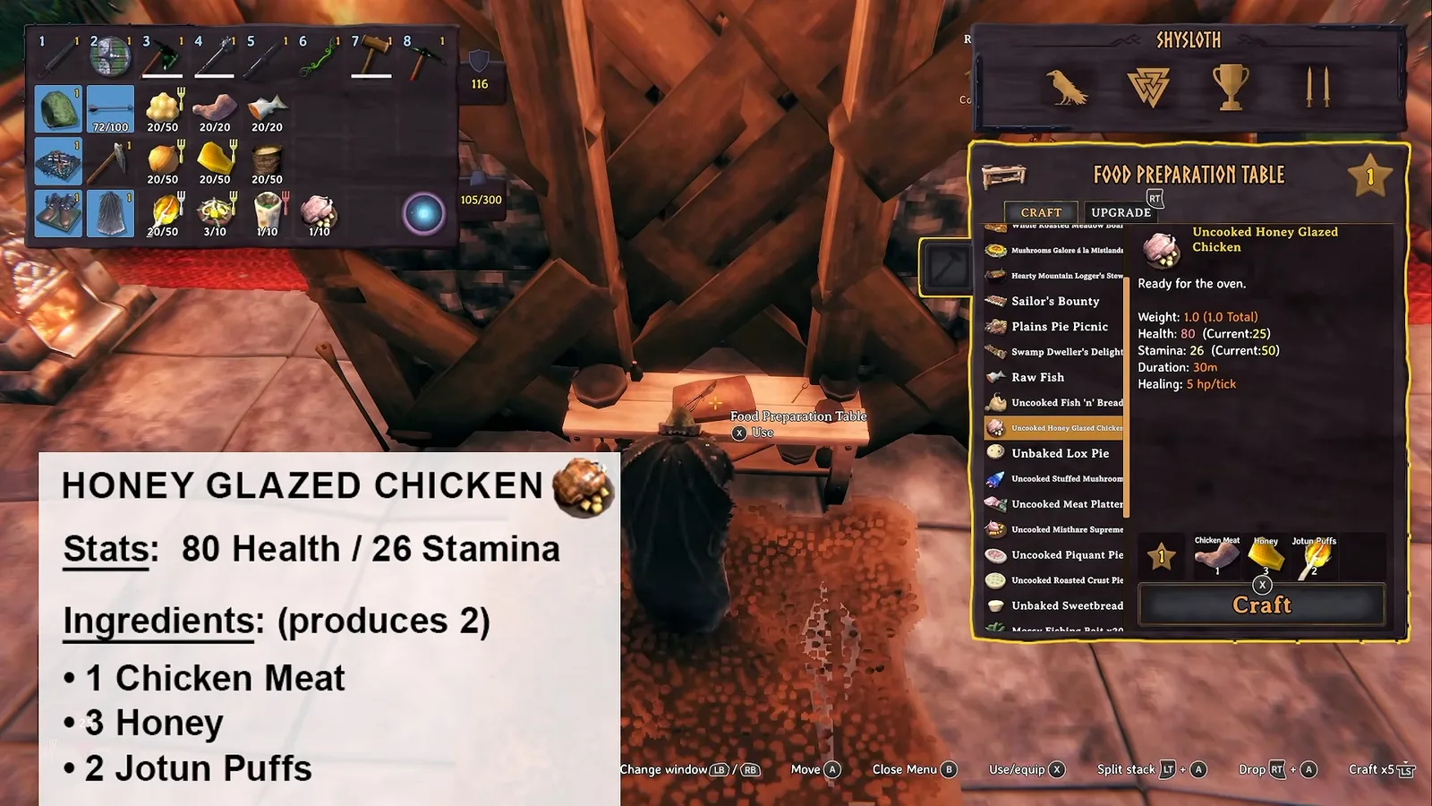 Honey glazed chicken recipe at the Food preparation table: 80 health and 26 stamina