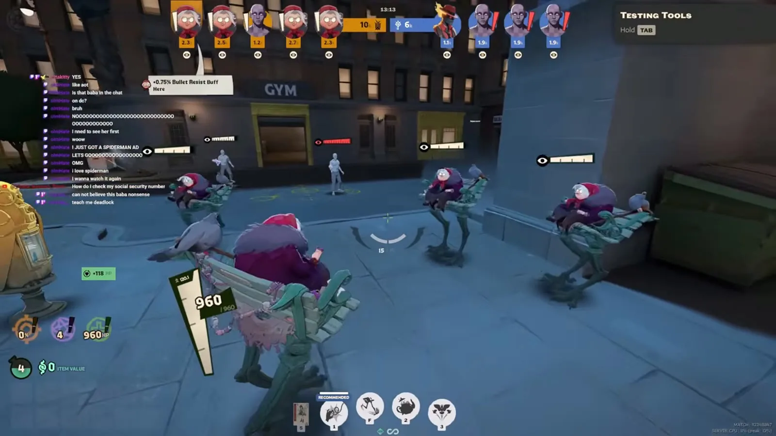 Permanent bullet resist buff dropped by a golden statue next to a Deadlock shop