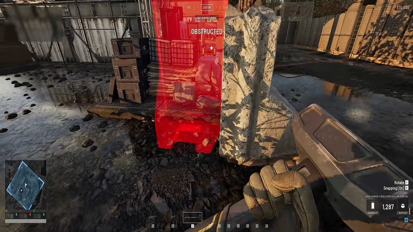 WARDOGS FOB core being surrounded with tall Bremmer walls inside the base