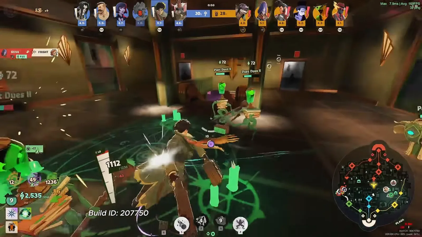 Pocket clearing a Haunt camp with the shotgun on the new map