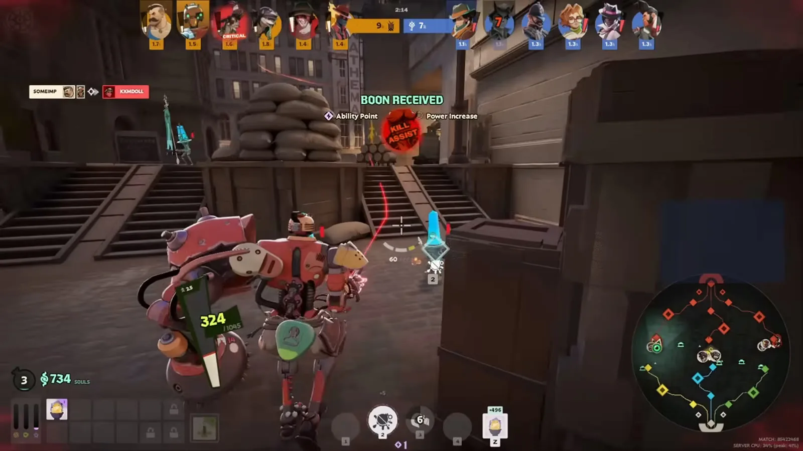 Boon received banner granting Bebop an ability point and power increase in Deadlock